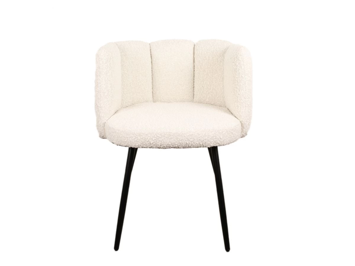 Lot De 2 Chaises CELIA Tissu Bouclette 10 Lot De 2 Chaises CELIA Tissu Bouclette – Image 8