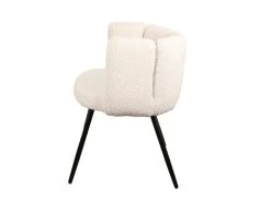 Lot De 2 Chaises CELIA Tissu Bouclette 20 Lot De 2 Chaises CELIA Tissu Bouclette -Velvet Magasin lot de 2 chaises celia tissu bouclette 8