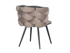 Chloé Lot De 2 Chaises CHLOE Tissu Velours -Velvet Magasin lot de 2 chaises chloe tissu velours 1