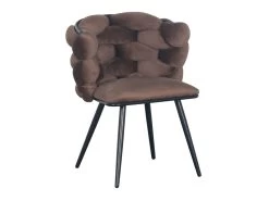 Chloé Lot De 2 Chaises CHLOE Tissu Velours -Velvet Magasin lot de 2 chaises chloe tissu velours 3