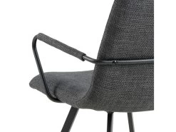 Lot De 2 Chaises CLARA Tissu Texturé -Velvet Magasin lot de 2 chaises clara tissu texture 5