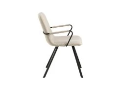 Lot De 2 Chaises CLARA Tissu Texturé -Velvet Magasin lot de 2 chaises clara tissu texture 9