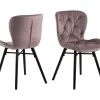 Lot De 2 Chaises De Table BALA 1 Lot De 2 Chaises De Table BALA -Velvet Magasin lot de 2 chaises de table bala