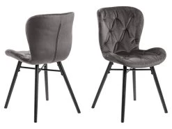 Lot De 2 Chaises De Table BALA -Velvet Magasin lot de 2 chaises de table bala 8