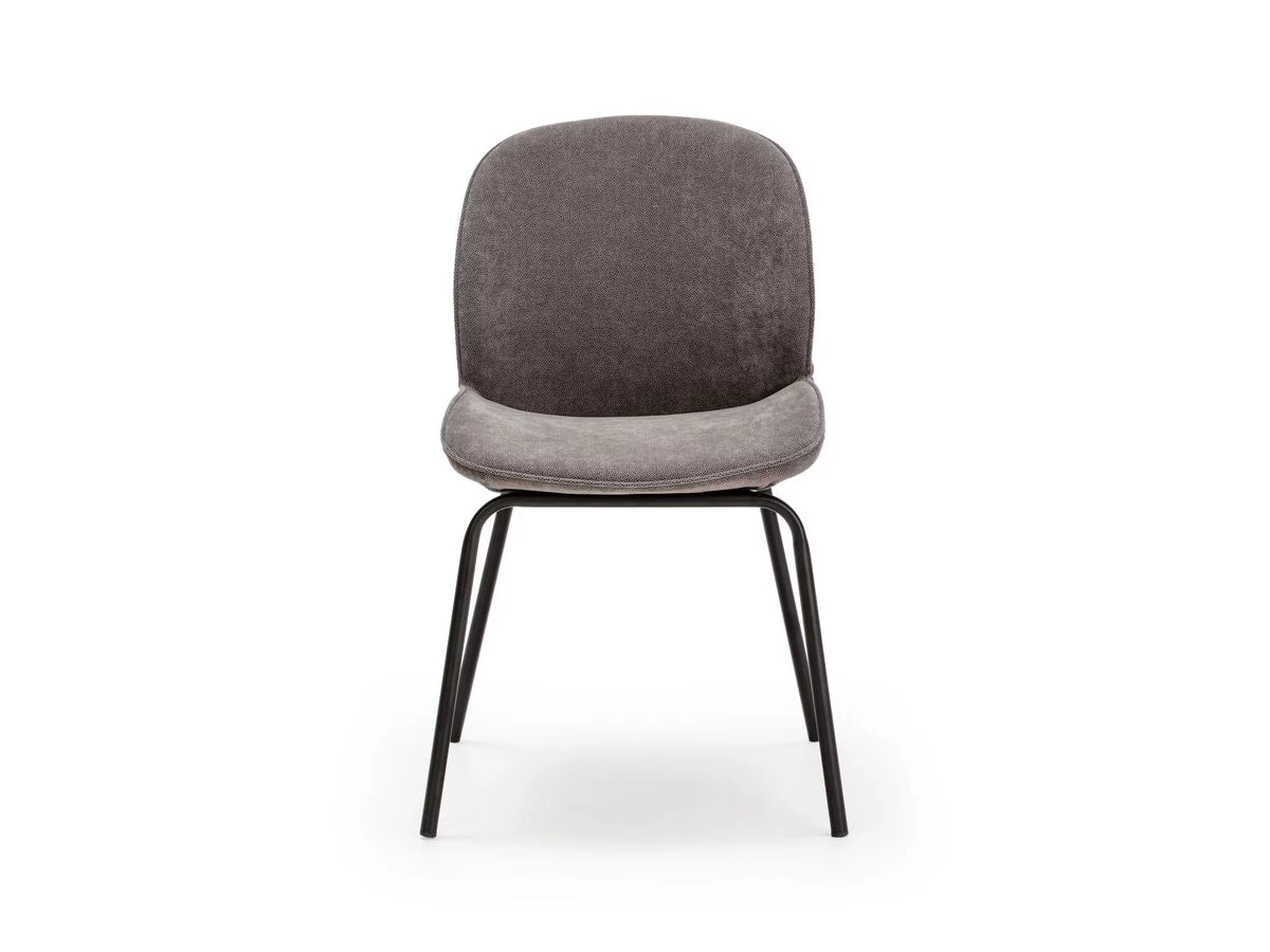 Lot De 2 Chaises EVA Tissu Velours Et Pieds Noirs 10 Lot De 2 Chaises EVA Tissu Velours Et Pieds Noirs – Image 8