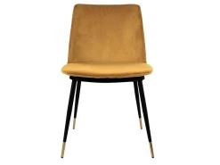 Lot De 2 Chaises FABIEN Tissu Velours Et Pieds Or 15 Lot De 2 Chaises FABIEN Tissu Velours Et Pieds Or -Velvet Magasin lot de 2 chaises fabien tissu velours et pieds or 3