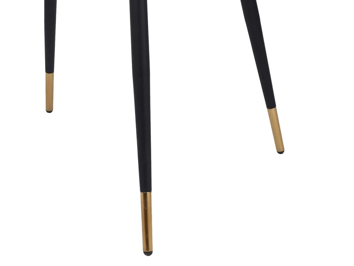 Lot De 2 Chaises FABIEN Tissu Velours Et Pieds Or 11 Lot De 2 Chaises FABIEN Tissu Velours Et Pieds Or – Image 9