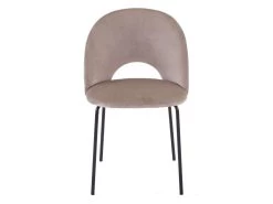 Lot De 2 Chaises MATHILDE Tissu Velours -Velvet Magasin lot de 2 chaises mathilde tissu velours 1