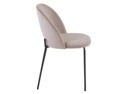 Lot De 2 Chaises MATHILDE Tissu Velours -Velvet Magasin lot de 2 chaises mathilde tissu velours 2