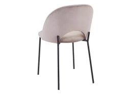 Lot De 2 Chaises MATHILDE Tissu Velours -Velvet Magasin lot de 2 chaises mathilde tissu velours 3