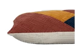 Lot De 2 Coussins Patchwork Réversible 70 X 30 Cm ORA -Velvet Magasin lot de 2 coussins patchwork reversible 70 x 30 cm ora 3