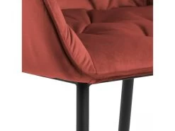 Lot De 2 Fauteuils De Table BEA Velours -Velvet Magasin lot de 2 fauteuils de table bea velours 3