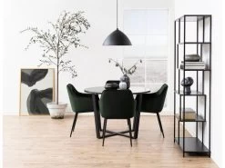 Lot De 2 Fauteuils De Table BEA Velours -Velvet Magasin lot de 2 fauteuils de table bea velours 8