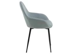 Lot De 2 Fauteuils De Table CANDICE Tissu 15 Lot De 2 Fauteuils De Table CANDICE Tissu -Velvet Magasin lot de 2 fauteuils de table candice tissu 3