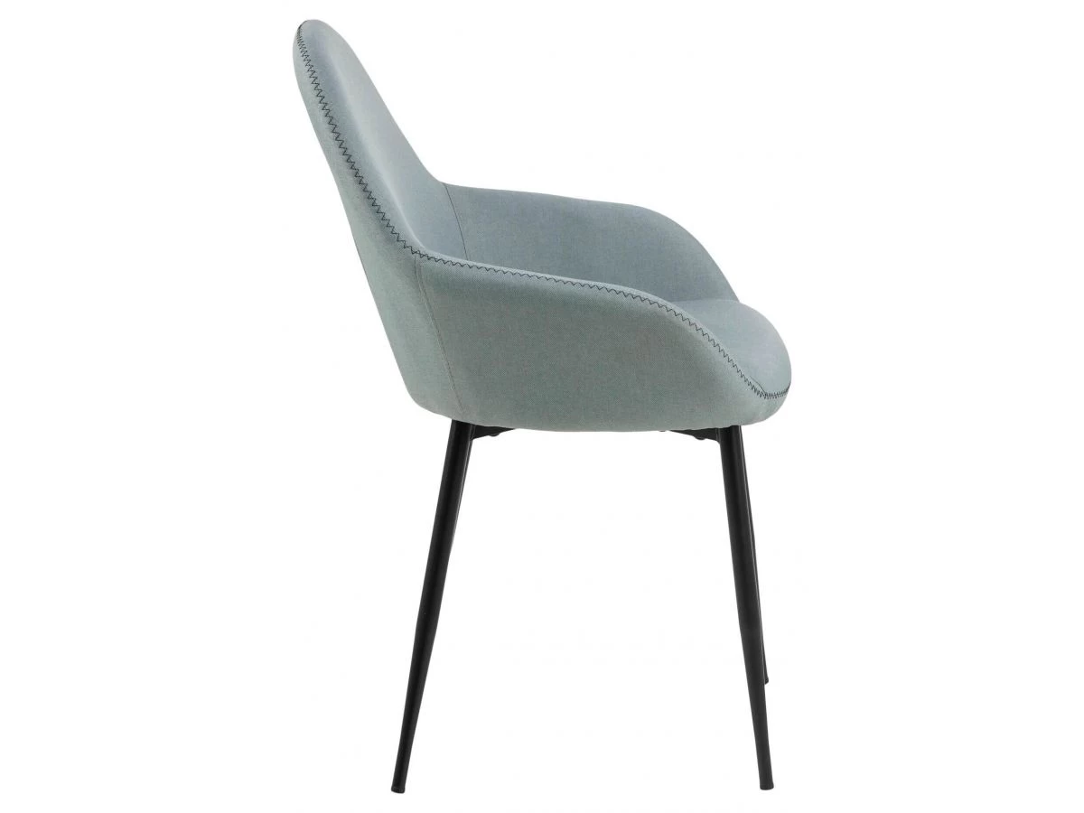 Lot De 2 Fauteuils De Table CANDICE Tissu 6 Lot De 2 Fauteuils De Table CANDICE Tissu – Image 4