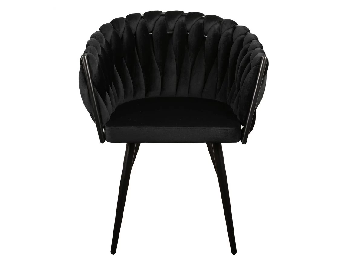 Lot De 2 Fauteuils De Table CHARLOTTE Tissu Velours 9 Lot De 2 Fauteuils De Table CHARLOTTE Tissu Velours – Image 7