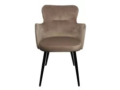 Lot De 2 Fauteuils De Table VALENTINE Tissu Velours -Velvet Magasin lot de 2 fauteuils de table valentine tissu velours 2