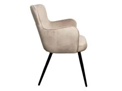 Lot De 2 Fauteuils De Table VALENTINE Tissu Velours -Velvet Magasin lot de 2 fauteuils de table valentine tissu velours 5