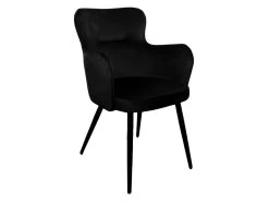 Lot De 2 Fauteuils De Table VALENTINE Tissu Velours -Velvet Magasin lot de 2 fauteuils de table valentine tissu velours 9