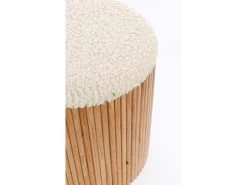 Lot De 2 Poufs PERRINE Tissu Effet Laine Et Pied Pin Massif 6 Lot De 2 Poufs PERRINE Tissu Effet Laine Et Pied Pin Massif -Velvet Magasin lot de 2 poufs perrine tissu effet laine et pied pin massif 1