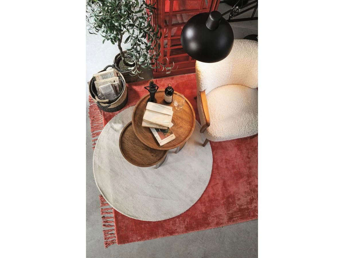 Lot De 2 Tables Basses Gigognes ANOUK Bois Massif De Manguier 4 Lot De 2 Tables Basses Gigognes ANOUK Bois Massif De Manguier – Image 2