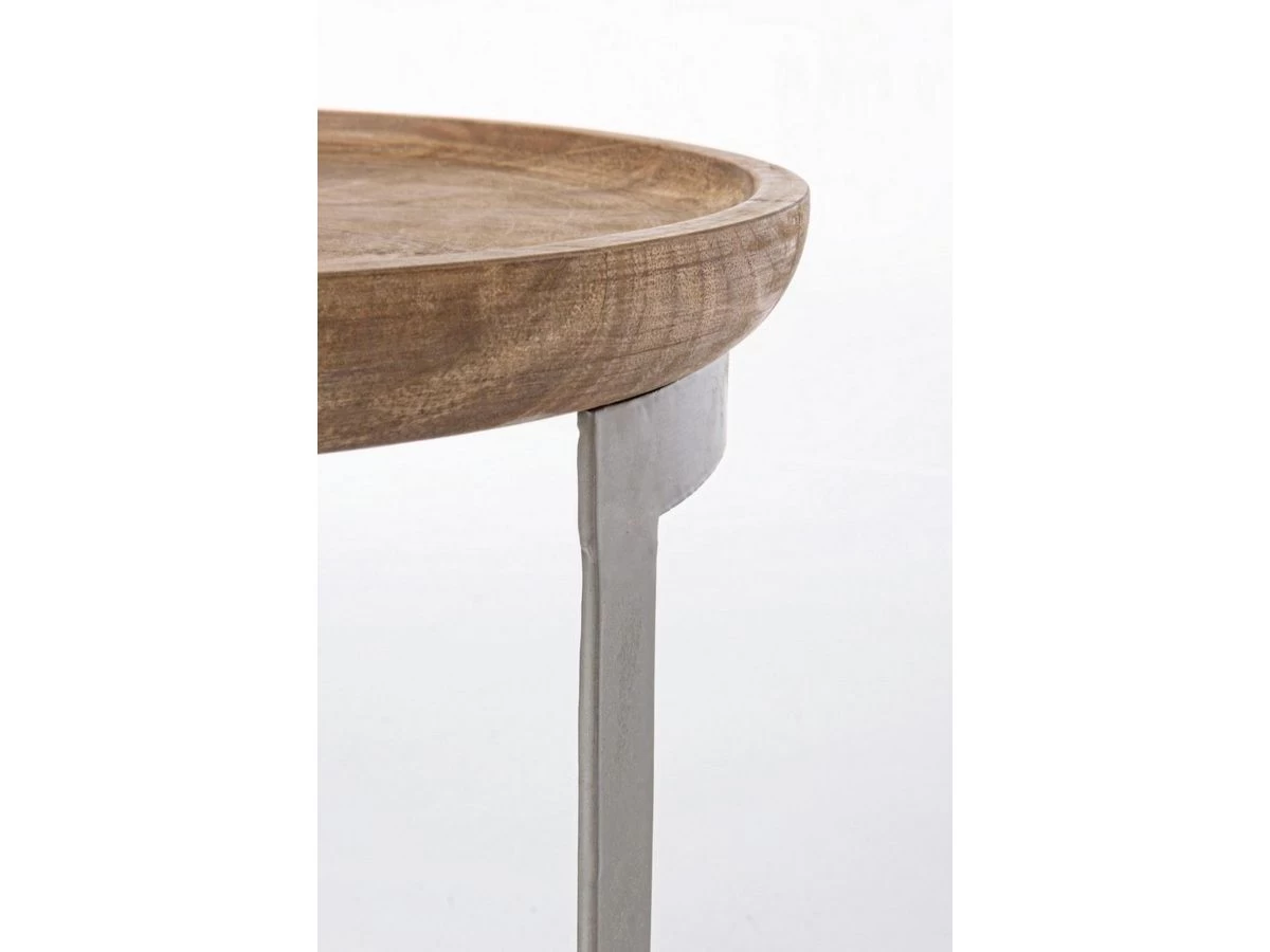 Lot De 2 Tables Basses Gigognes ANOUK Bois Massif De Manguier 6 Lot De 2 Tables Basses Gigognes ANOUK Bois Massif De Manguier – Image 4