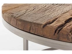 Lot De 2 Tables Basses Gigognes SYBELLE Bois Recyclé -Velvet Magasin lot de 2 tables basses gigognes sybelle bois recycle 3