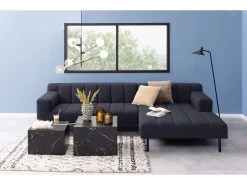 Lot De 2 Tables Basses ROCHEFORT Effet Marbre -Velvet Magasin lot de 2 tables basses rochefort effet marbre 2