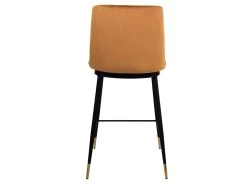 Lot De 2 Tabourets De Bar H.97 Cm FABIEN Velours -Velvet Magasin lot de 2 tabourets de bar h97 cm fabien velours 6