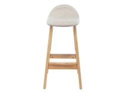 Lot De 2 Tabourets De Bar LANCELOT Tissu Et Bois Massif -Velvet Magasin lot de 2 tabourets de bar lancelot tissu et bois massif 4