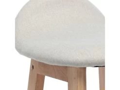 Lot De 2 Tabourets De Bar LANCELOT Tissu Et Bois Massif -Velvet Magasin lot de 2 tabourets de bar lancelot tissu et bois massif 7