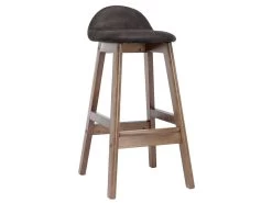 Lot De 2 Tabourets De Bar LANCELOT Tissu Microfibre Et Bois Massif 15 Lot De 2 Tabourets De Bar LANCELOT Tissu Microfibre Et Bois Massif -Velvet Magasin lot de 2 tabourets de bar lancelot tissu microfibre et bois massif 3