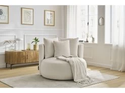 Fauteuil CESAR Tissu Bouclette -Velvet Magasin love seat cesar tissu bouclette 1