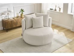 Fauteuil CESAR Tissu Bouclette -Velvet Magasin love seat cesar tissu bouclette 4