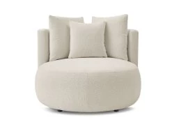 Fauteuil CESAR Tissu Bouclette -Velvet Magasin love seat cesar tissu bouclette 9