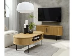 Meuble TV 120 Cm PAULINA Placage Chêne Massif 13 Meuble TV 120 Cm PAULINA Placage Chêne Massif -Velvet Magasin meuble tv 120 cm paulina placage chene massif 2