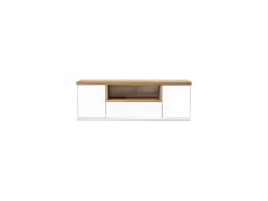 Meuble TV 160 Cm Avec Niche ABY Placage Chêne Massif -Velvet Magasin meuble tv 160 cm avec niche aby placage chene massif 4