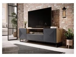 Meuble TV 167 Cm ALICE Avec Niche -Velvet Magasin meuble tv 167 cm alice avec niche 9