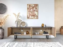 Meuble TV 180 Cm OPERA Effet Chêne Et Imitation Marbre Noir 16 Meuble TV 180 Cm OPERA Effet Chêne Et Imitation Marbre Noir -Velvet Magasin meuble tv 180 cm opera effet chene et imitation marbre noir 4