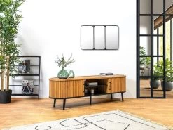 Meuble TV 2 Portes 180 Cm CANOPEE Chêne Massif 14 Meuble TV 2 Portes 180 Cm CANOPEE Chêne Massif -Velvet Magasin meuble tv 2 portes 180 cm canopee chene massif 2