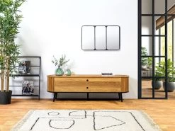 Meuble TV 2 Portes 180 Cm CANOPEE Chêne Massif 16 Meuble TV 2 Portes 180 Cm CANOPEE Chêne Massif -Velvet Magasin meuble tv 2 portes 180 cm canopee chene massif 4