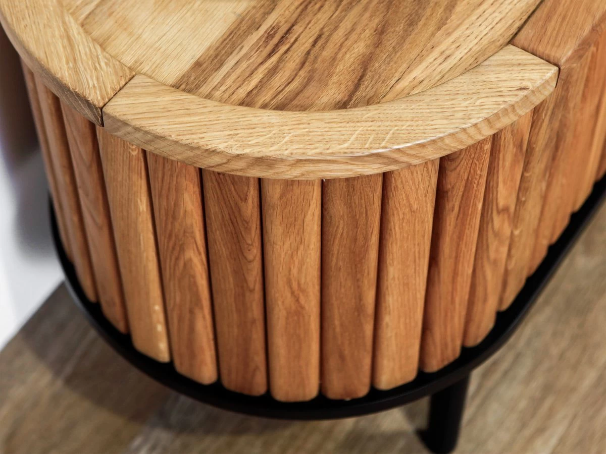 Meuble TV 2 Portes 180 Cm CANOPEE Chêne Massif 9 Meuble TV 2 Portes 180 Cm CANOPEE Chêne Massif – Image 7