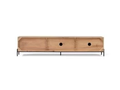 Meuble TV 2 Portes Coulissantes 180 Cm BAZILE Bois Massif D'acacia -Velvet Magasin meuble tv 2 portes coulissantes 180 cm bazile bois massif d acacia 4