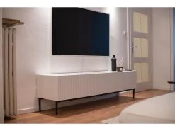 Meuble TV 200 Cm KASHA Pieds Noir