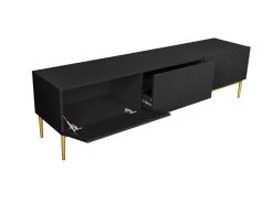 Meuble TV 200 Cm KASHA Pieds Or 18 Meuble TV 200 Cm KASHA Pieds Or -Velvet Magasin meuble tv 200 cm kasha pieds or 6