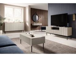 Meuble TV Avec Niche 200 Cm KASHA Pieds Noirs 19 Meuble TV Avec Niche 200 Cm KASHA Pieds Noirs -Velvet Magasin meuble tv avec niche 200 cm kasha pieds noirs 7