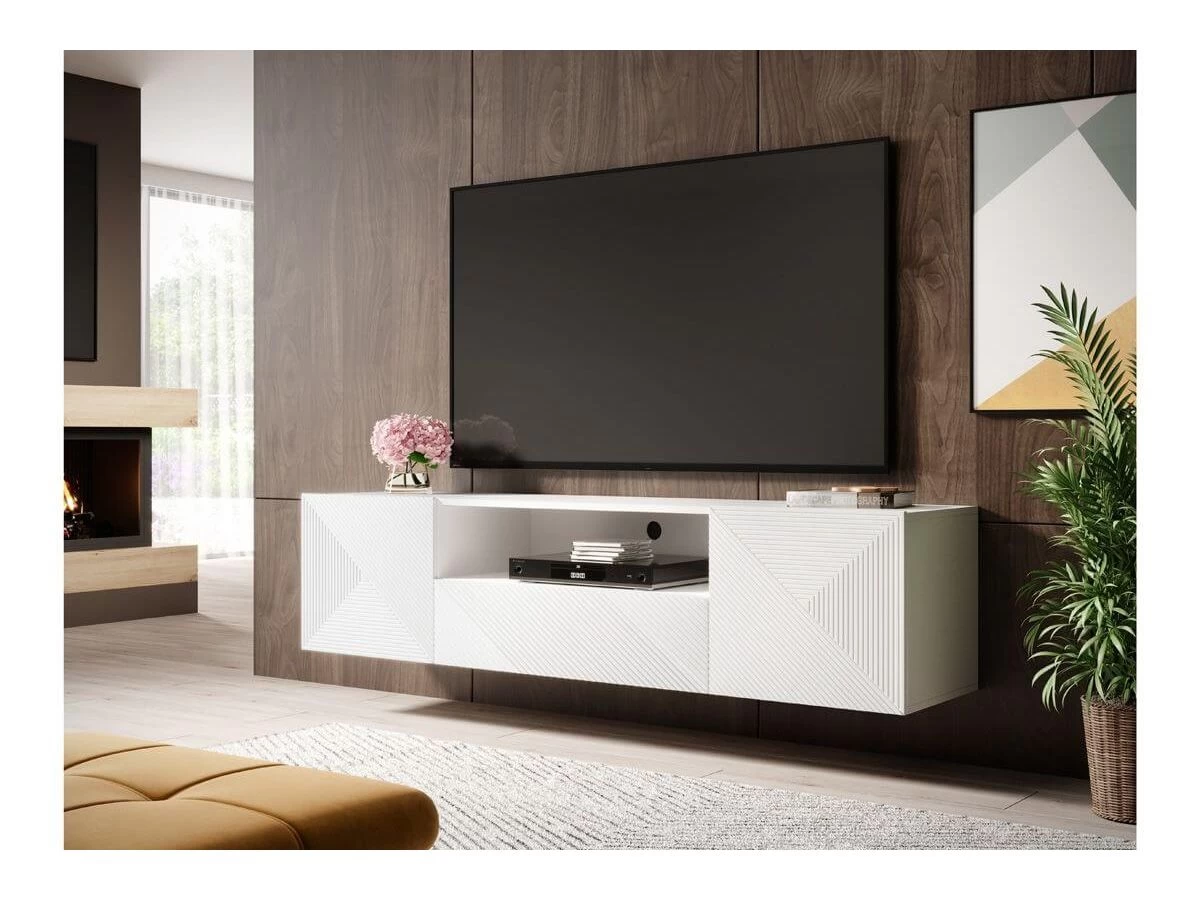 Meuble TV Suspendu 167 Cm ALICE 4 Meuble TV Suspendu 167 Cm ALICE – Image 2
