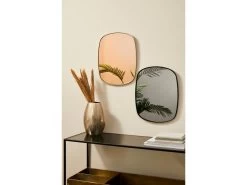 Miroir Ovale GAEL Acier Noir