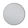 Miroir Rond 60 Cm PAULINE Acier Noir -Velvet Magasin miroir rond 60 cm pauline acier noir