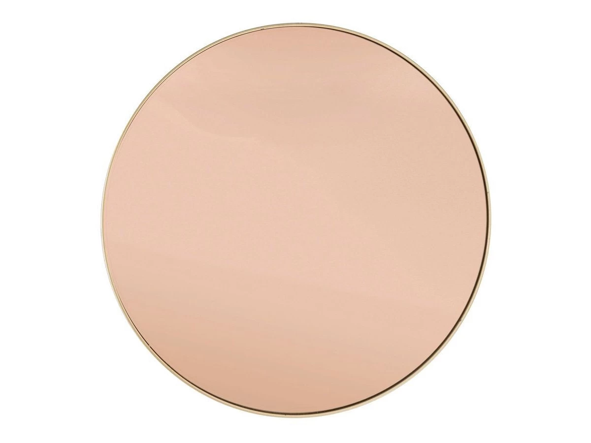 Miroir Rond 70 Cm PAULINE Acier Doré Et Bronze 3 Miroir Rond 70 Cm PAULINE Acier Doré Et Bronze
